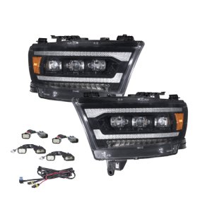 Ram 1500 Headlights - Front - FORM Lighting - Sequential LED Projector - `19-`24